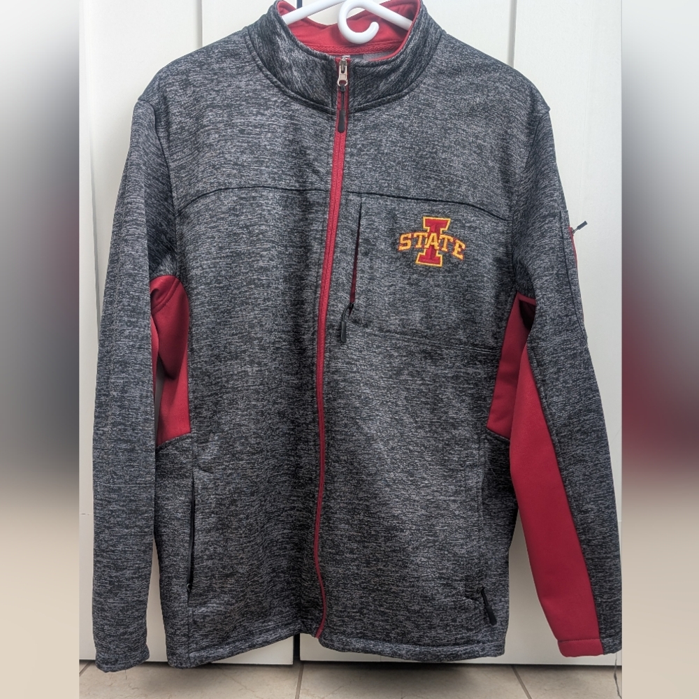 ISU Iowa State University Colosseum Performance Jacket Full-Zip Athletic Style